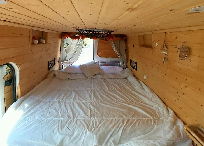 Lüks kamp alanı Descubre Tenerife En Furgoneta Camper Los Abrigos